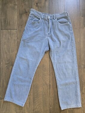 Vintage Levi's 505 Jeans 33 Waist Corduroy Light Blue